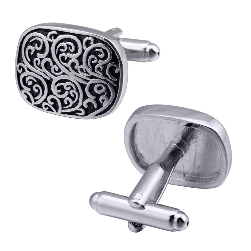 Abotoaduras douradas de alta q - Tie Clip Silver avaliação e preço
