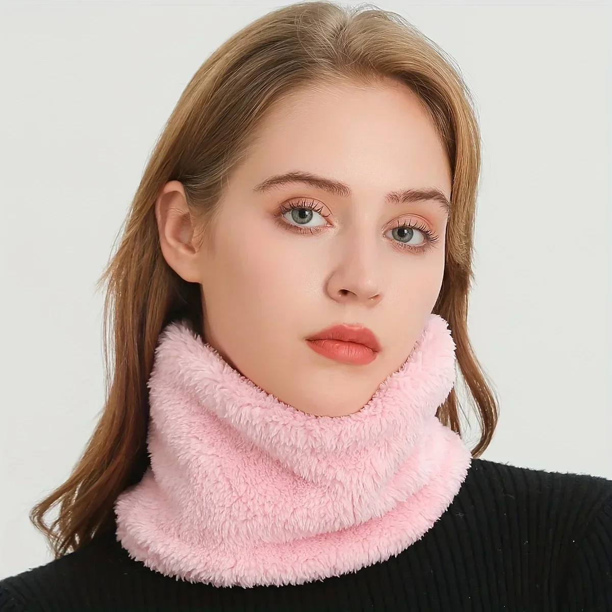 À prova de vento de pelúcia in - Infinity Scarf Knit avaliação e preço
