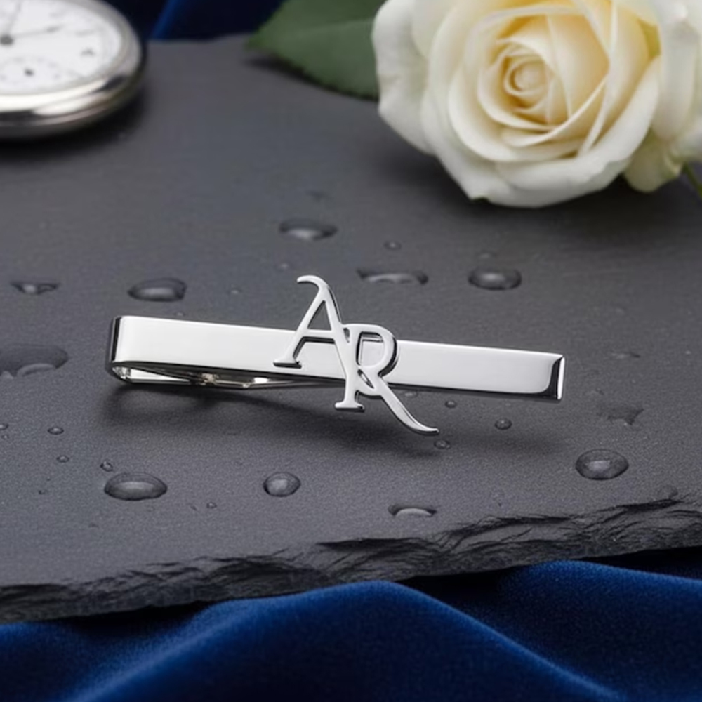 Conjunto de Gravata Personaliz - Tie Clip Silver avaliação e preço