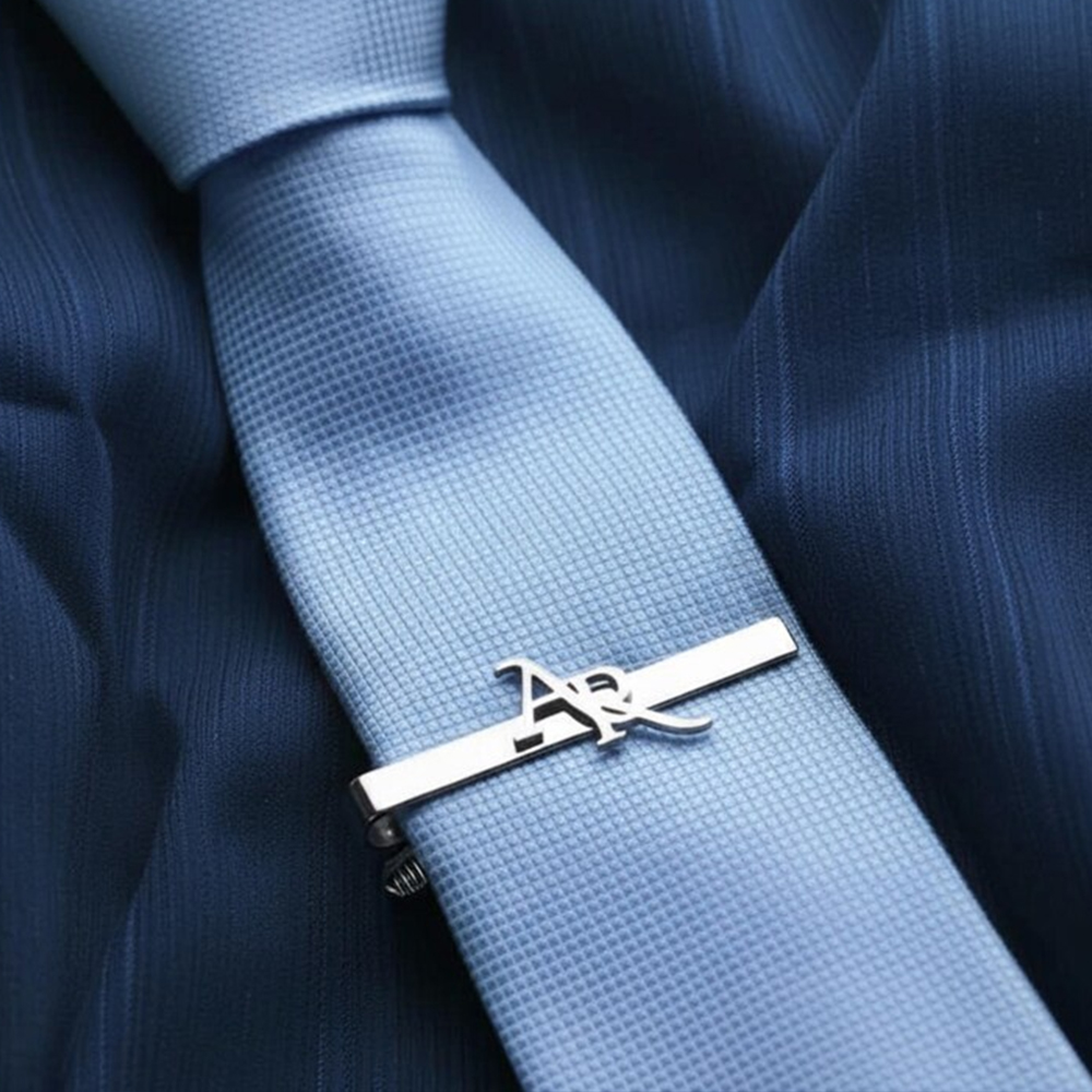 Conjunto de Gravata Personaliz - Tie Clip Silver avaliação e preço