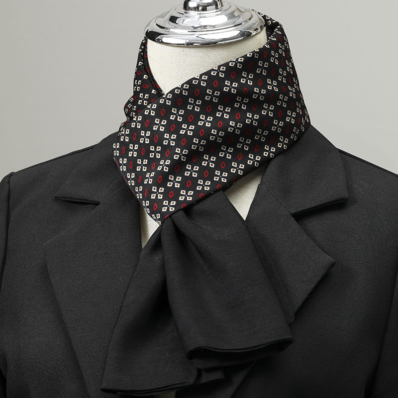 Lenço masculino imitação de se - Ascot Neck Scarf avaliação e preço