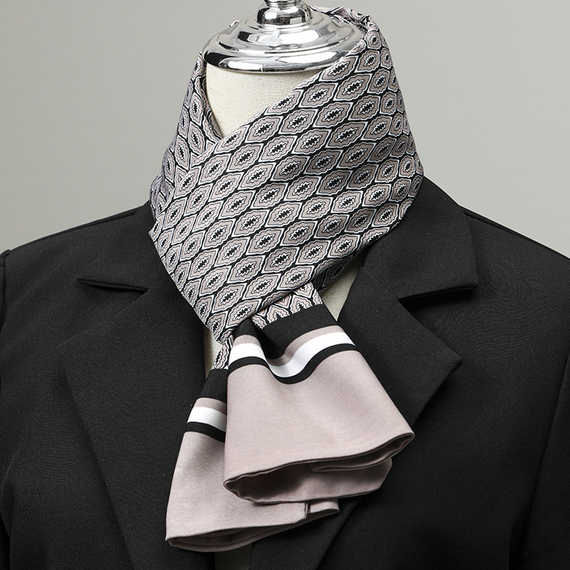 Lenço masculino imitação de se - Ascot Neck Scarf avaliação e preço