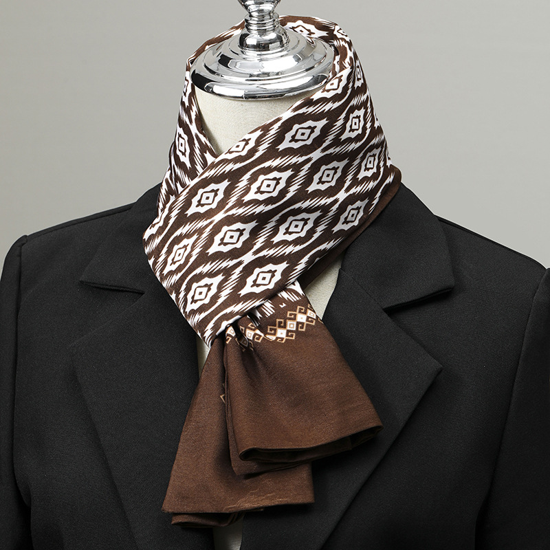 Lenço masculino imitação de se - Ascot Neck Scarf avaliação e preço