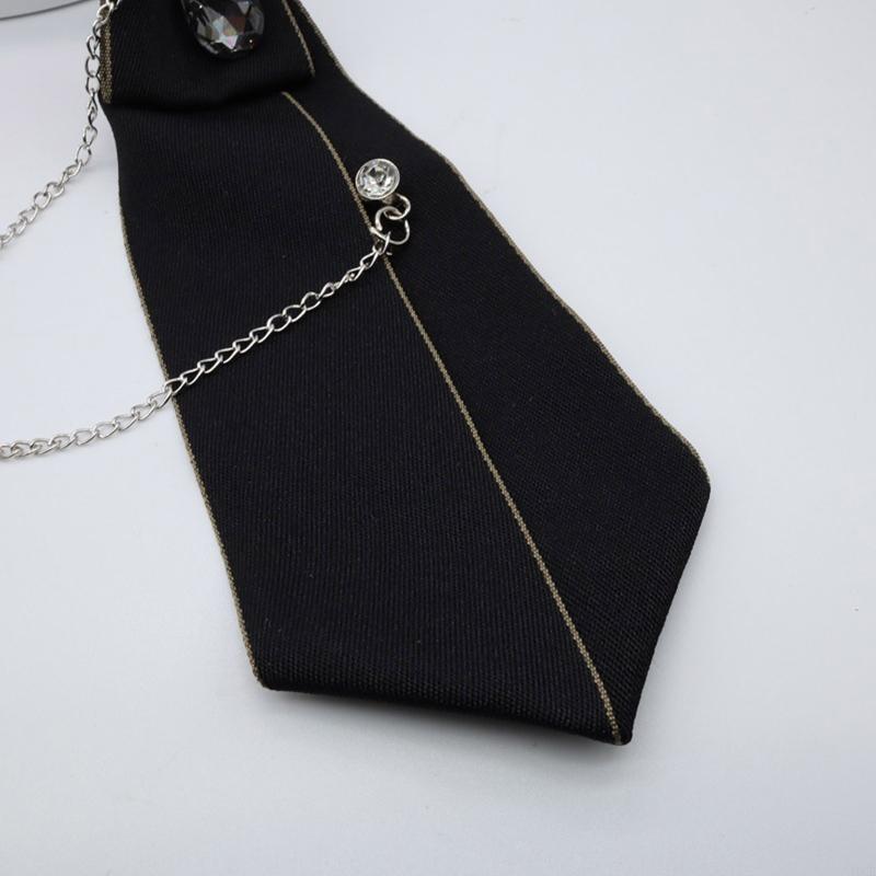 Gravata com corrente metal gót - Bow Tie Pre Tied avaliação e preço
