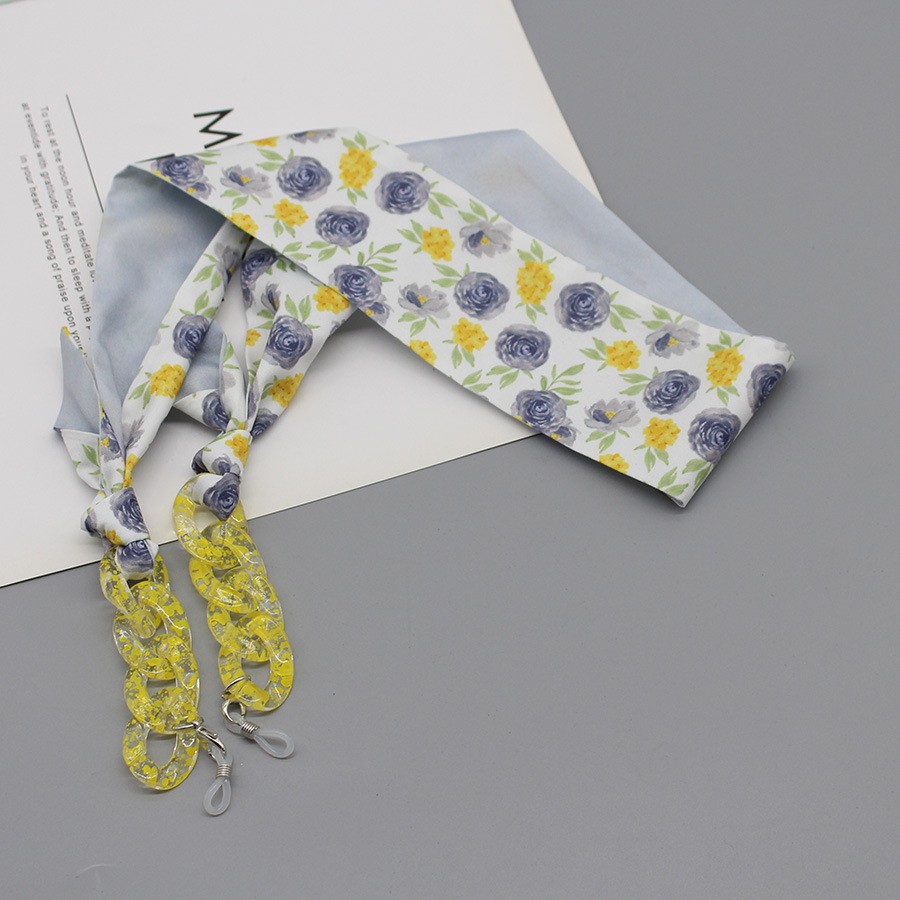 Bohemia impressão lenço de sed - Silk Neck Scarf avaliação e preço