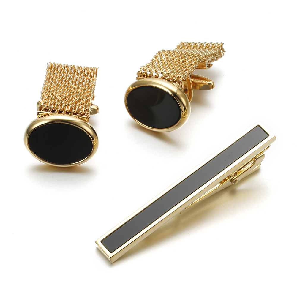 Vagula novo 9 pçs abotoaduras  - Tie Bar Set Gift avaliação e preço