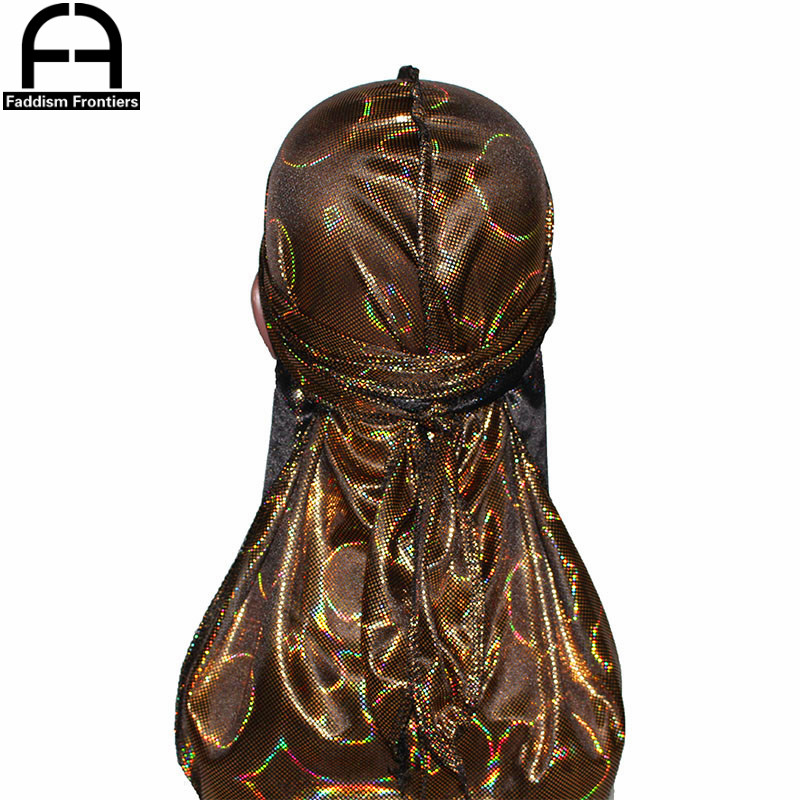 Novo homem colorido sparkly se - Bandana Doo Rag avaliação e preço