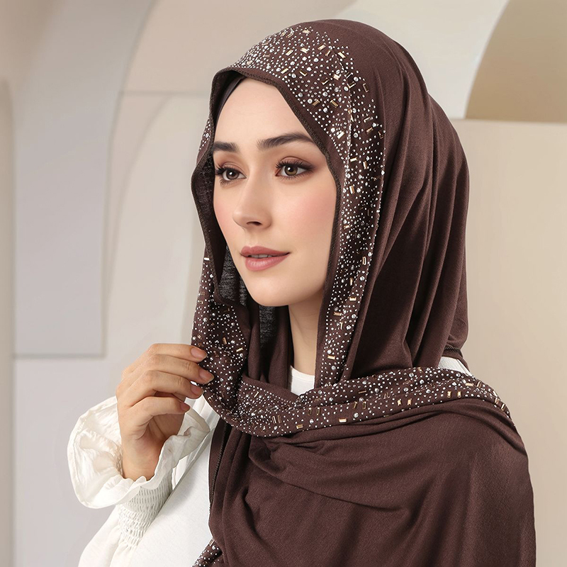 Lenço Hijab de Algodão com Str - Bandana Cotton avaliação e preço