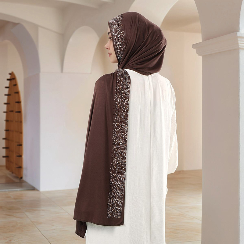 Lenço Hijab de Algodão com Str - Bandana Cotton avaliação e preço