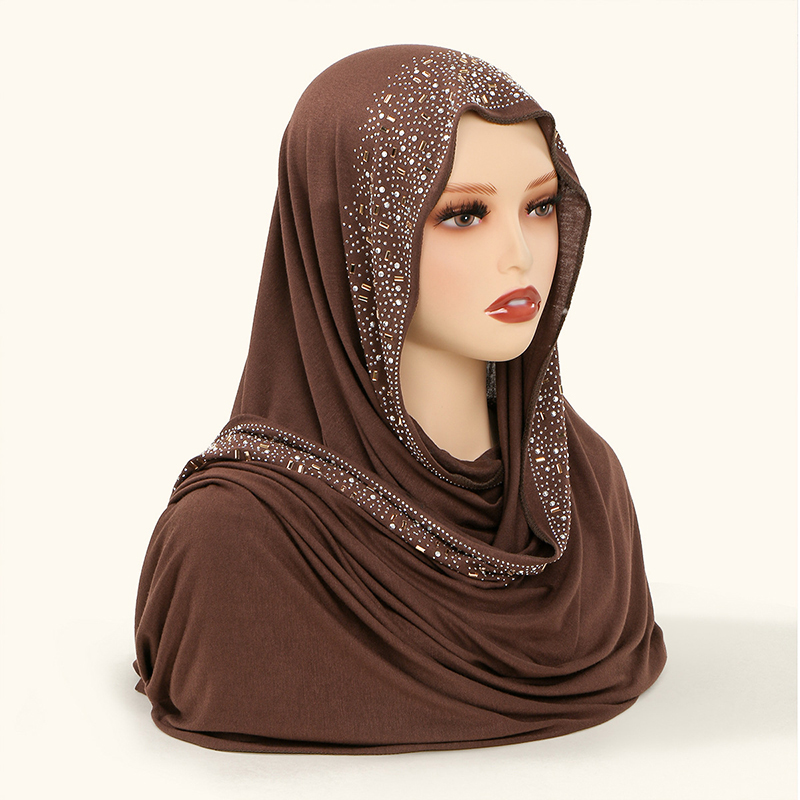 Lenço Hijab de Algodão com Str - Bandana Cotton avaliação e preço