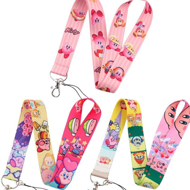 Cordão de Pescoço Kirby Fofo e - Lanyard Badge Holder avaliação e preço