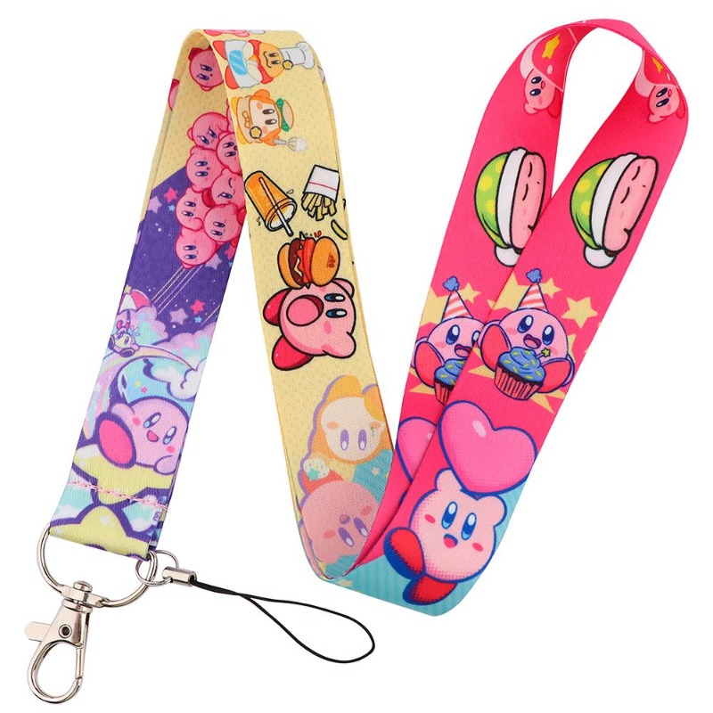 Cordão de Pescoço Kirby Fofo e - Lanyard Badge Holder avaliação e preço