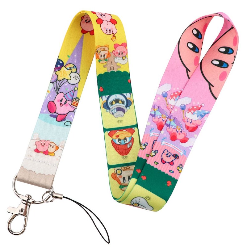 Cordão de Pescoço Kirby Fofo e - Lanyard Badge Holder avaliação e preço