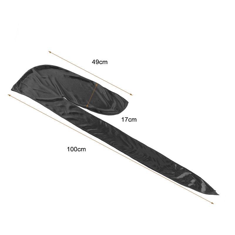 Novo sedoso durag cauda longa  - Bandana Doo Rag avaliação e preço