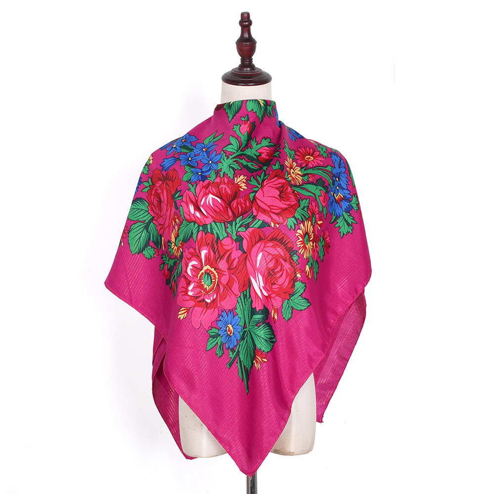 Lenço Quadrado Russo para Mulh - Bandana Cotton avaliação e preço