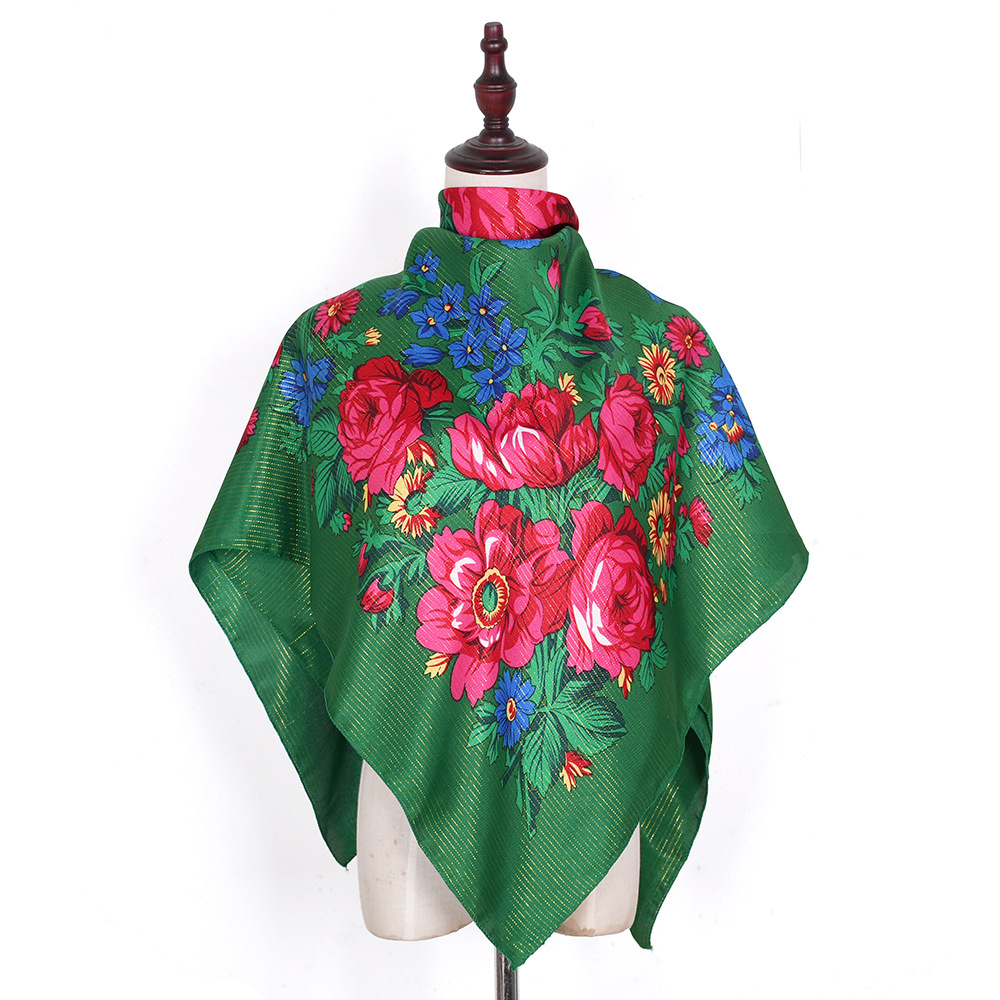 Lenço Quadrado Russo para Mulh - Bandana Cotton avaliação e preço
